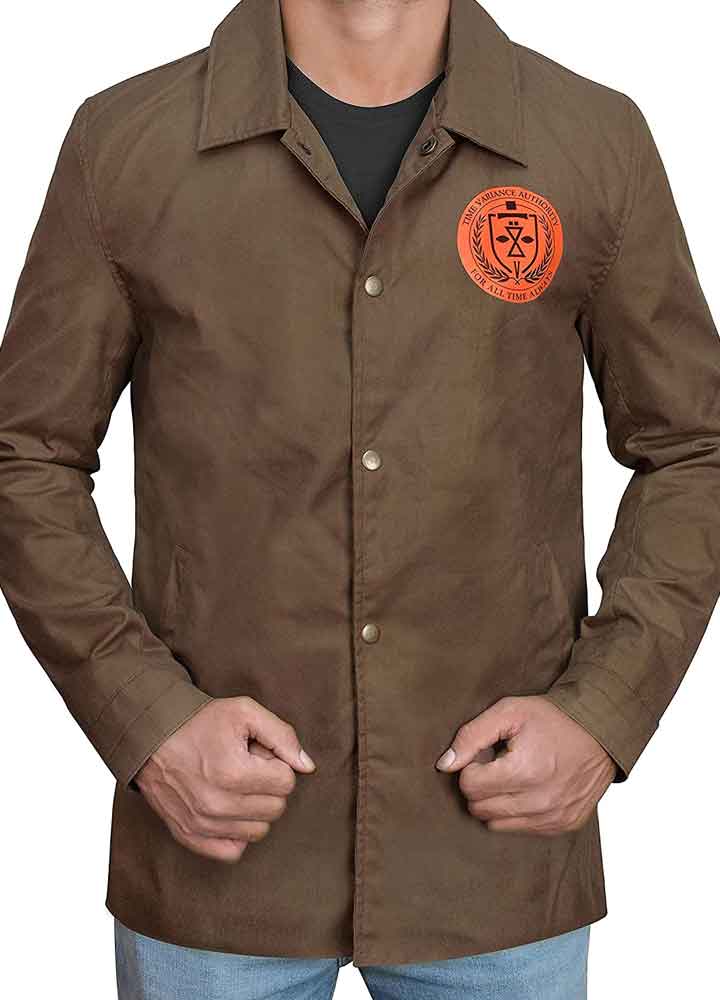 VARIANT LOKI TOM HIDDLESTON (LOKI) BROWN COTTON JACKET VARIANT LOKI TOM HIDDLESTON (LOKI) BROWN COTTON JACKET